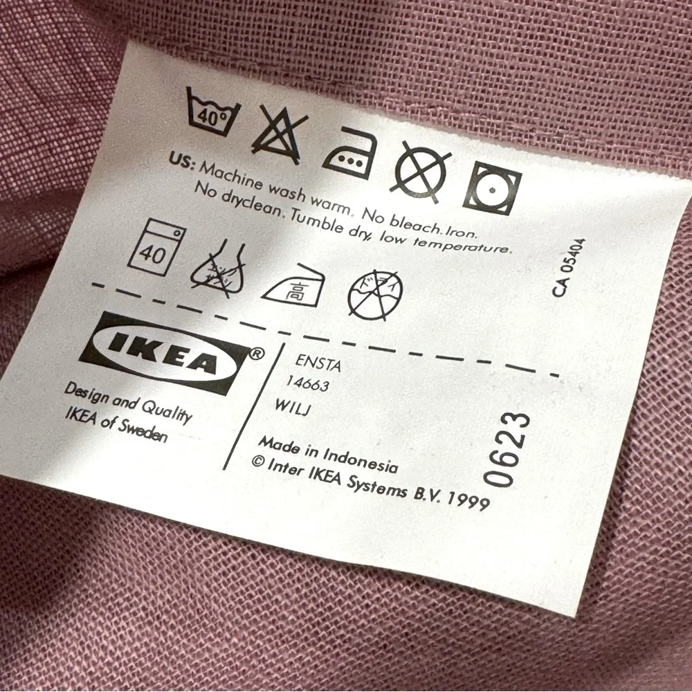 Pair of IKEA  Lavender ENSTA  Curtain Panels 140 x 215 cm (55 x 85 inches)